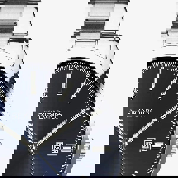 Sekonda Taylor Blue Dial Silver Watch 1943