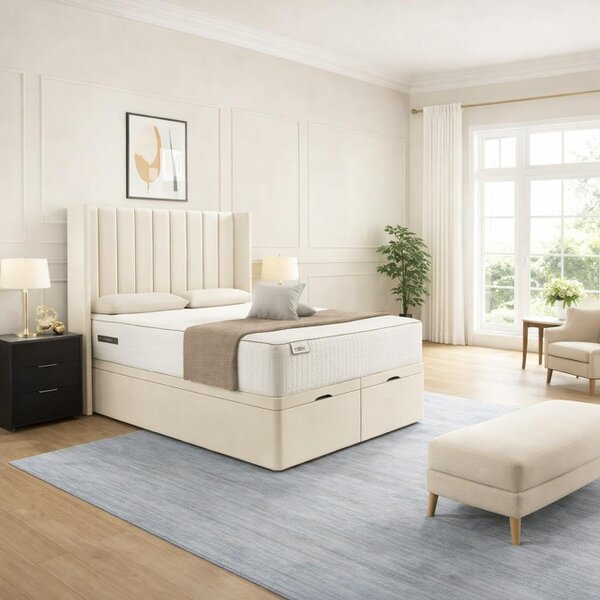 Great British Beds Sapphire Winged Divan Ottoman Bed