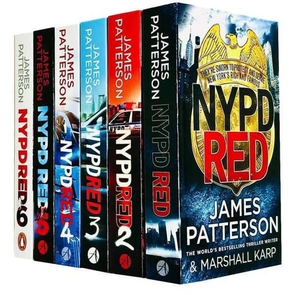 Harper & Headline James Patterson NYPD Red Series Collection 1-6 Books Set