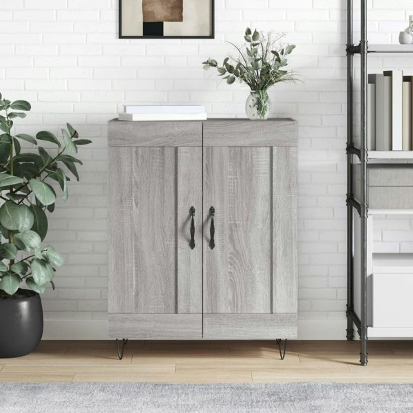 Berkfield Sideboard Grey Sonoma 69.5x34x90 cm Engineered Wood