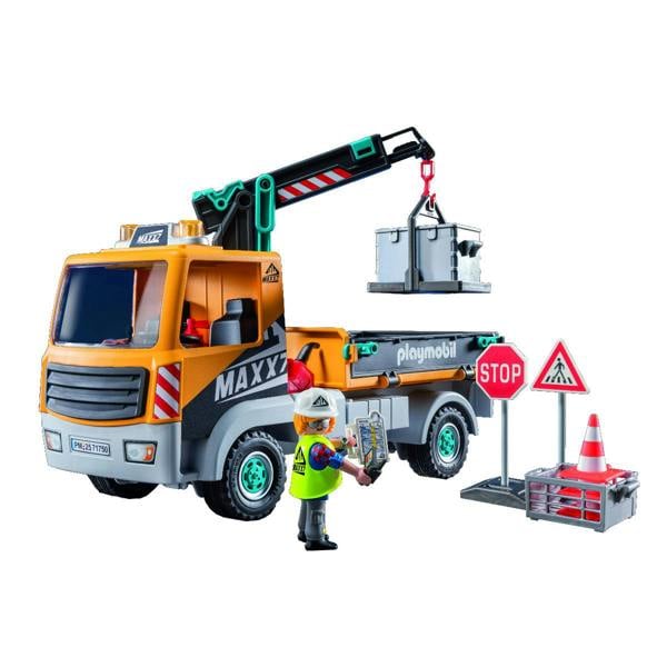 Playmobil Construction Truck with Crane - 71750 Playset