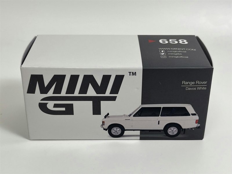 Mini GT Range Rover Davos White RHD 1:64 Scale Mini GT MGT00658R