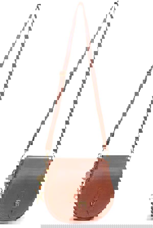 Catwalk Collection Handbags Isabella - Saddle Bag