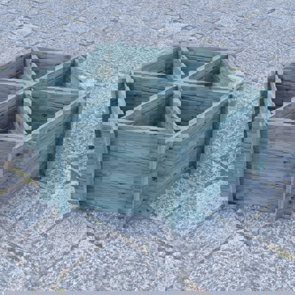 Hexagonal Planter Pressure Treated Timber 6 - Best Shed