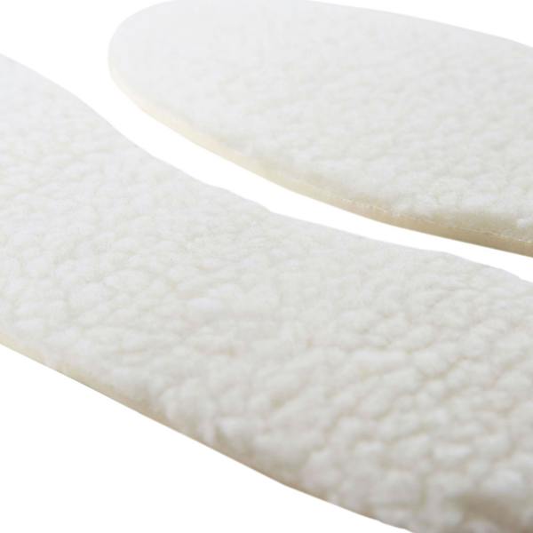 Trespass Bearfeet Sherpa Lined Insoles - White - 