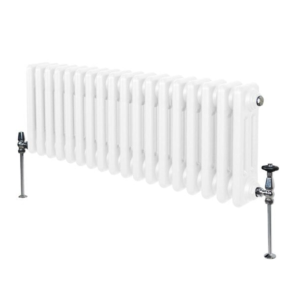 Monstershop Traditional 3 Column Radiator - 300 x 832mm - White