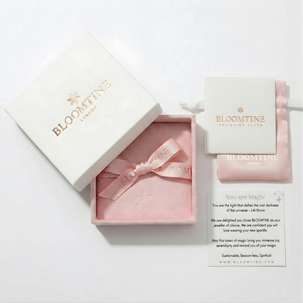 BLOOMTINE Illuminess™ Rose Gold Vermeil Goddess Sparkle Lariat