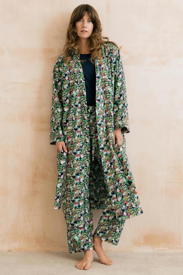 Mayflower Dressing Gown Navy