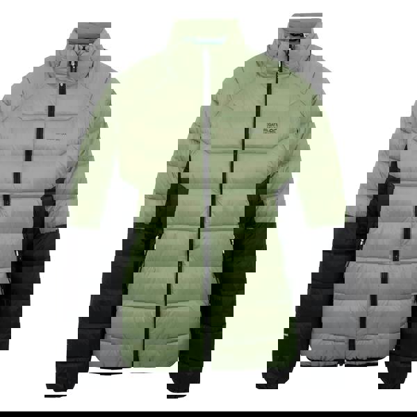 Regatta Mens Dalent Padded Jacket - Oil Green/Black - 