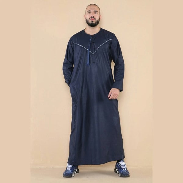106_thobe_Navy_L - 56, 106_thobe_Navy_M - 54, 106_thobe_Navy_S - 52, 106_thobe_Navy_XL - 58, 106_thobe_Navy_XXL - 60