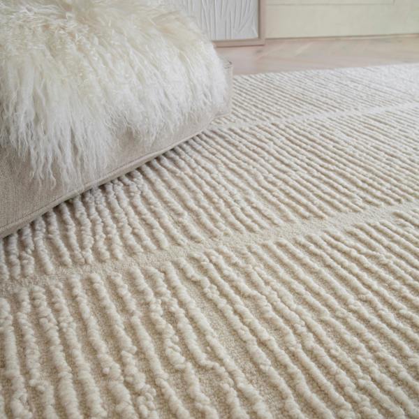 Asiatic Zennith Column Wool Ivory Area Rug