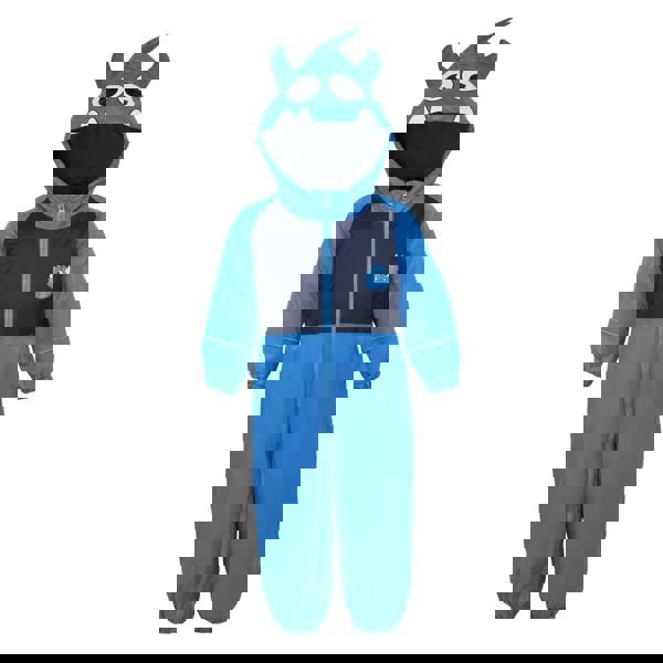 Regatta Childrens/Kids Mudplay III Monster Waterproof Puddle Suit - Hydro Blue - 