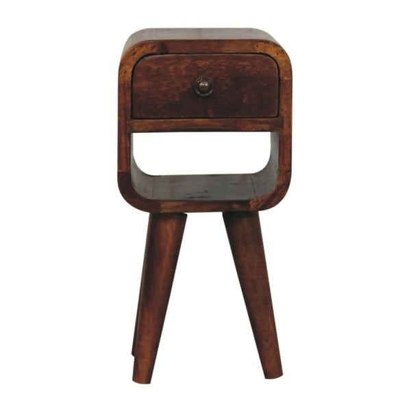 Artisan Furniture Extra Mini Chestnut Curve Lower Bedside