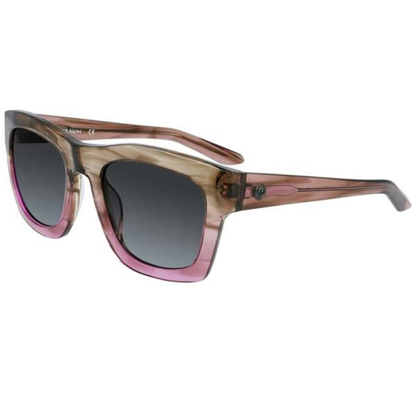 Dragon WAVERLY - Grey Violet Gradient with Lumalens Smoke Gradient Lens