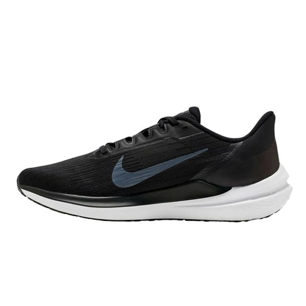 NIKE DD6203 001 Nike Air Windflo 9 BLACK/WHITE/GREY TRAINER MENS UK 6.5