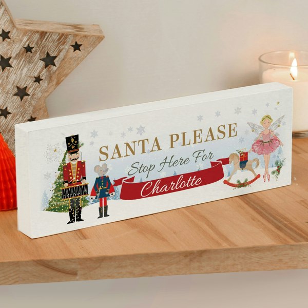 Personalised Memento Company Personalised Nutcracker Wooden Mantel Decoration