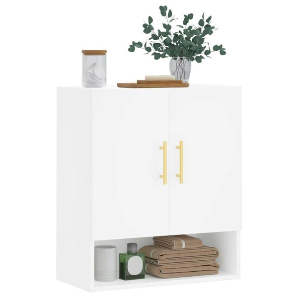 Berkfield Wall Cabinet White 60x31x70 cm Engineered Wood