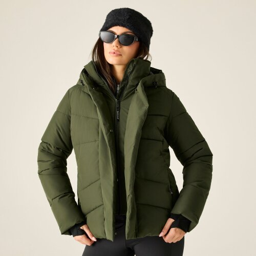 Dare 2B Womens/Ladies Lustre Padded Jacket - Dark Khaki