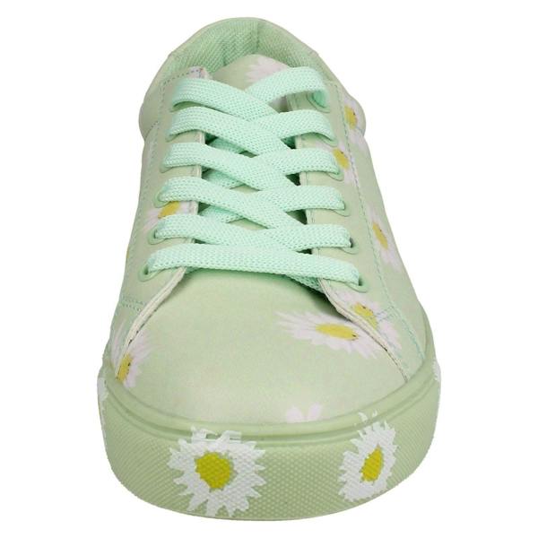 Spot On Ladies Spot On Daisy Print Pumps F80348