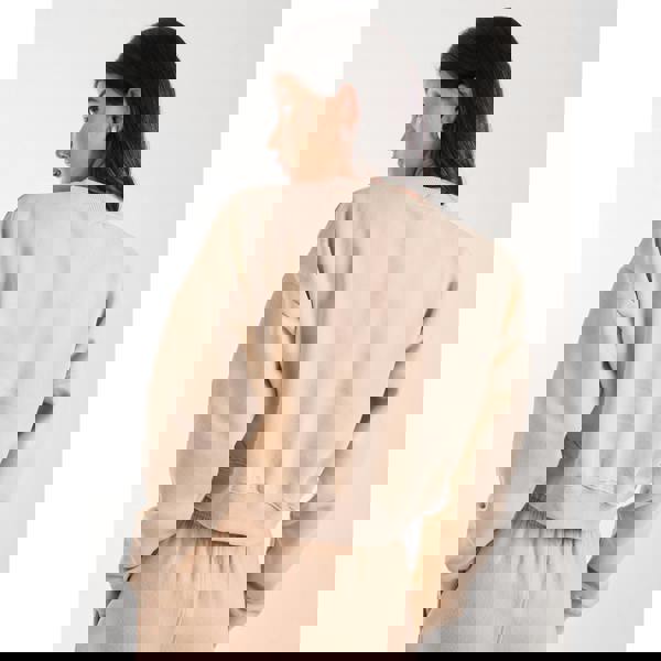 Pink Vanilla Boston Silk Detail Crop Sweater