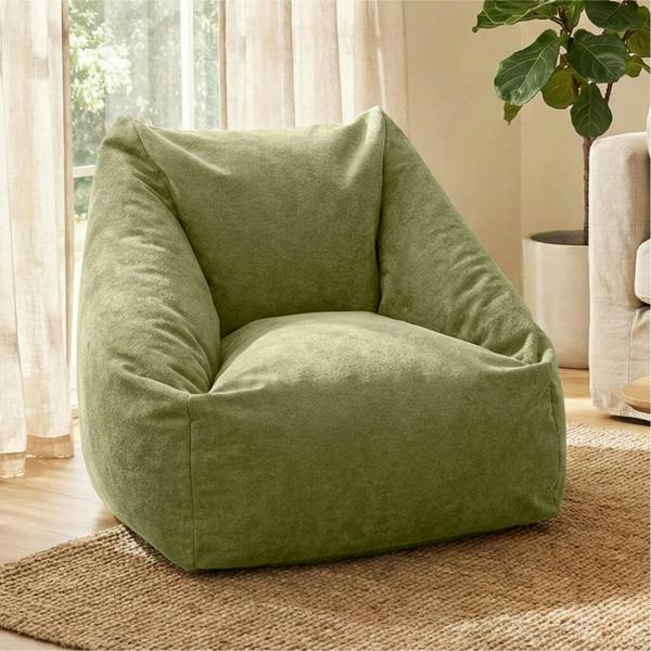 Velora Luxury Adult Snuggle Chair - Plush Bean Bag Cuddle Armchair