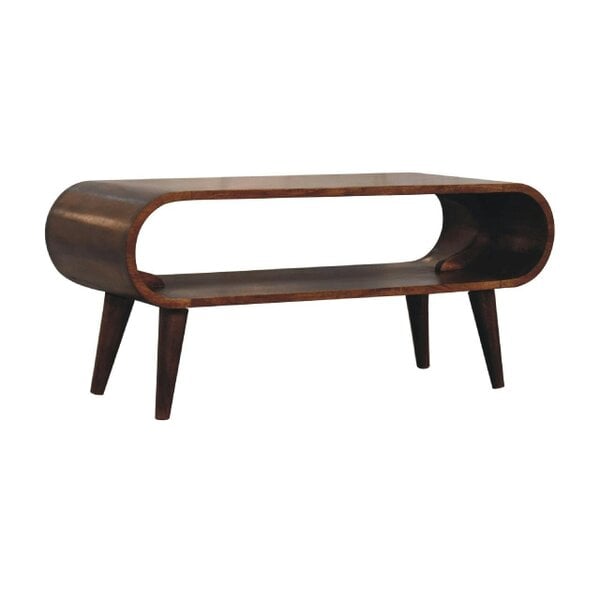 Wyld Haus Porquerolles Nordic Mango Wood Low Coffee Table