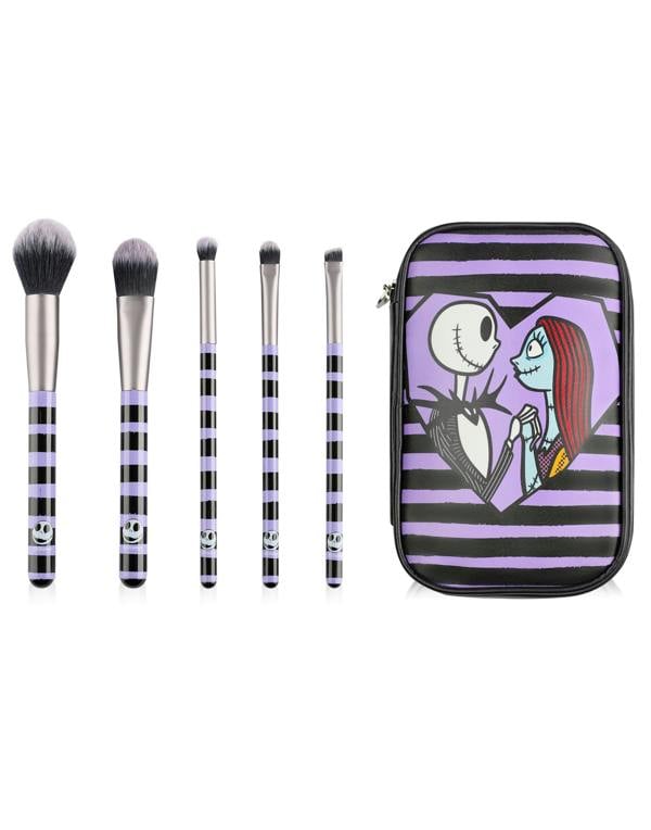 Disney The Nightmare Before Christmas Womens Multicoloured The Nightmare Before Christmas Jack And Sally Makeup Brush Set (One Size)