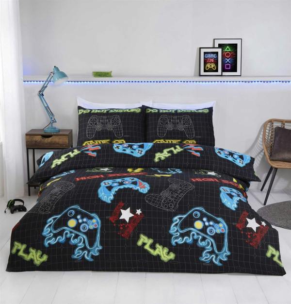 RAPPORT Gamer Multi Duvet Cover Set