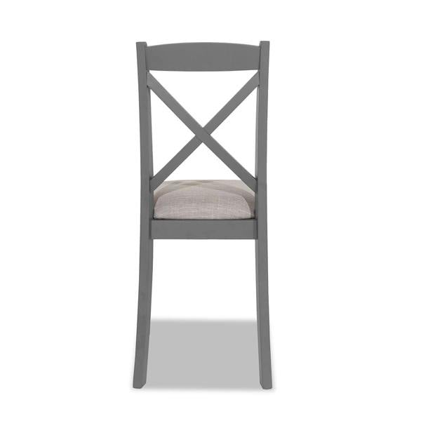 Statement Furniture Florence Crossback Dining Chair with Upholstered Seat