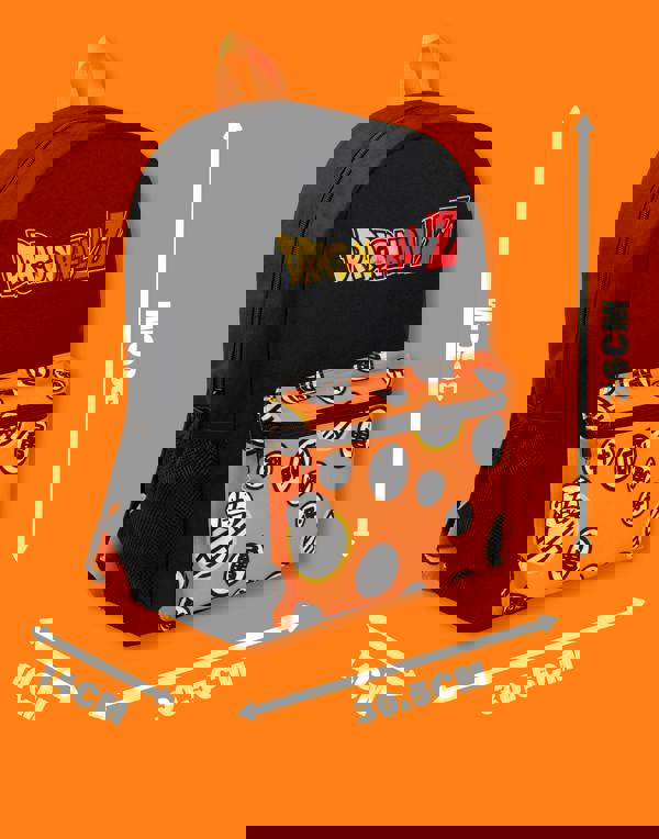 Dragon Ball Z Unisex Kids Blue Front Printed Backpack (One Size)