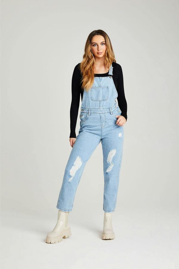 Urban Bliss Ripped Long Dungaree