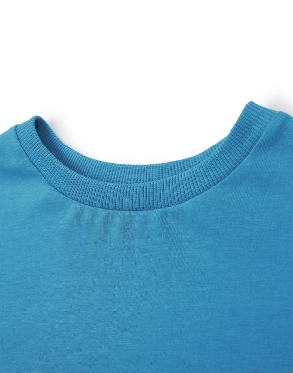 DC Comics Boys Blue Classic Logo Short Sleeved T-Shirt