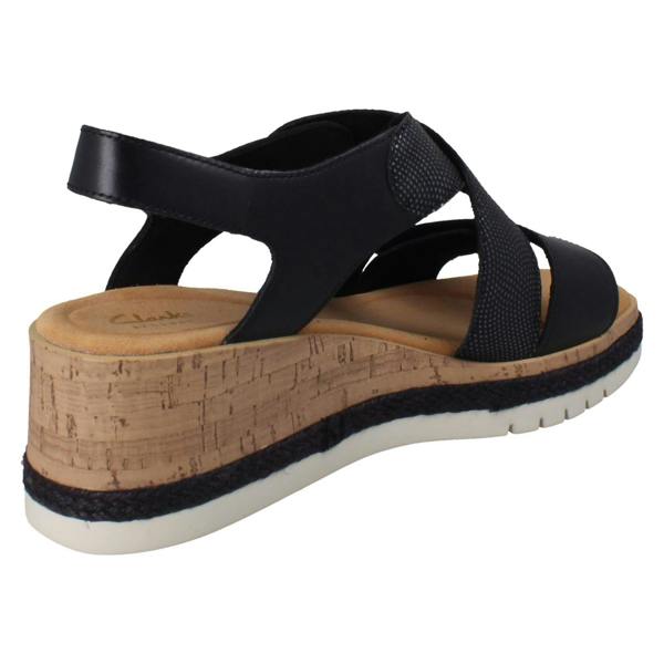 Clarks Ladies Clarks Wedge Sandals Kidiki Sun