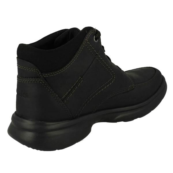 Clarks Mens Clarks Ortholite Featured Lace Up Ankle Boots Bradley Mid