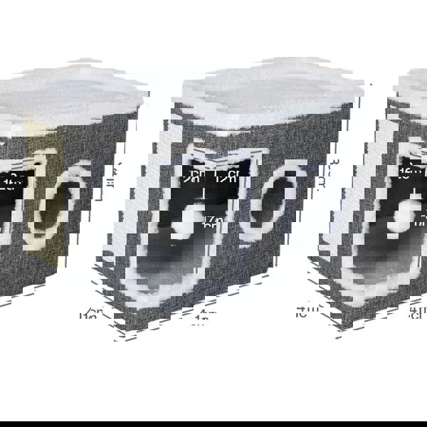 Skylos Cat House Indoor Cat Cave with Scratch Pad Fluffy Ball Cat Bed Pet House