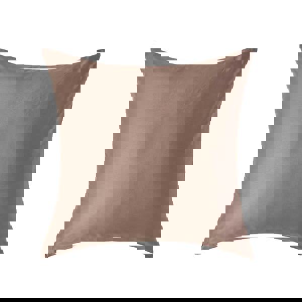 HOMESCAPES Organic 400 TC Egyptian Cotton Sateen Pillowcase, European Size