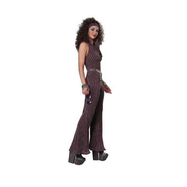 California Costume Women's 1970s Disco Dancing Queen Hippie Retro Costume - L