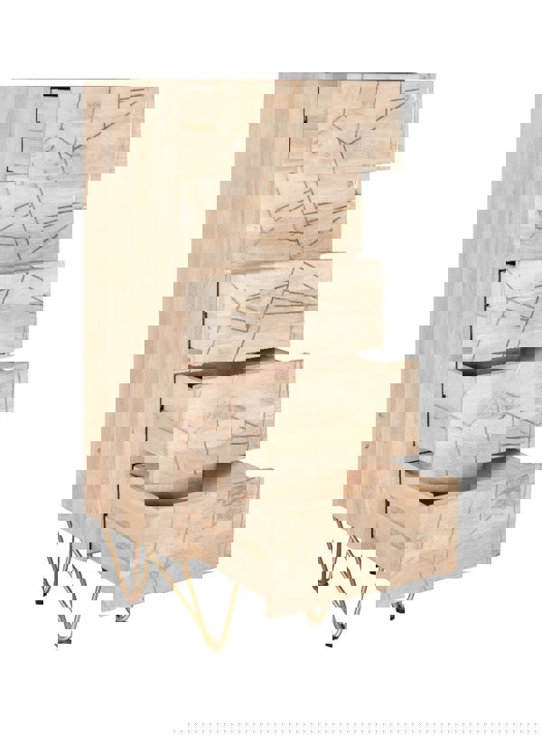 IH Design Tall Chest of drawers Barbuto Light Mango