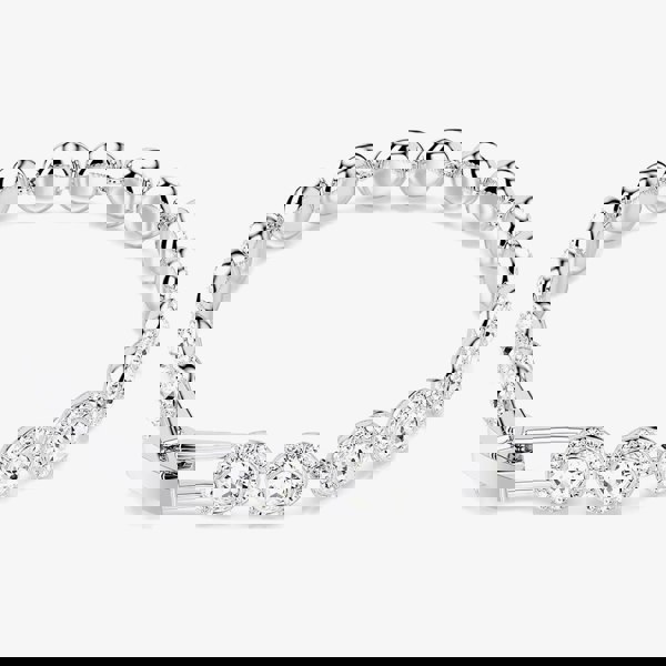 Swarovski Una Angelic Tennis Round Cut Crystals Bracelet 5682279