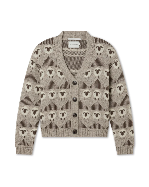 Peregrine Megan Sheep V-Neck Cardigan