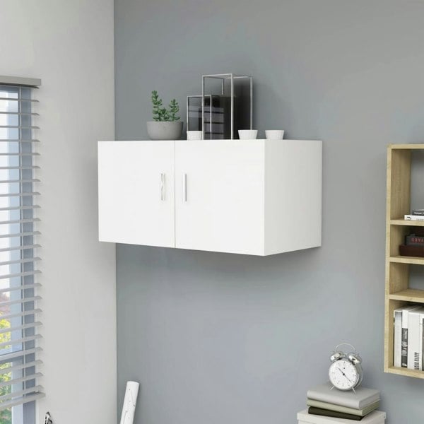 Berkfield Wall Mounted Cabinet White 80x39x40 cm Engineered Wood