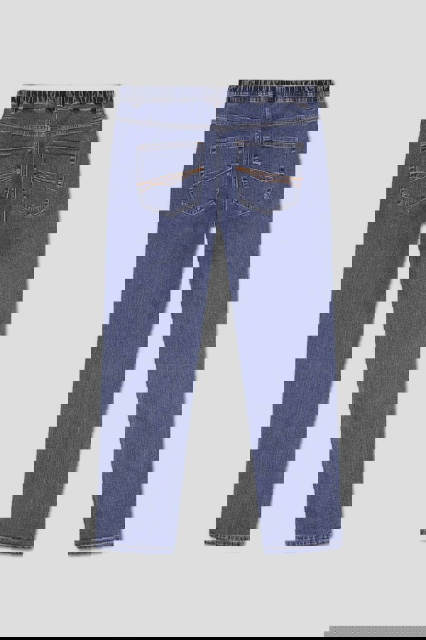 ENORSIA Mens Elasticated Waist Straight fit Jeans