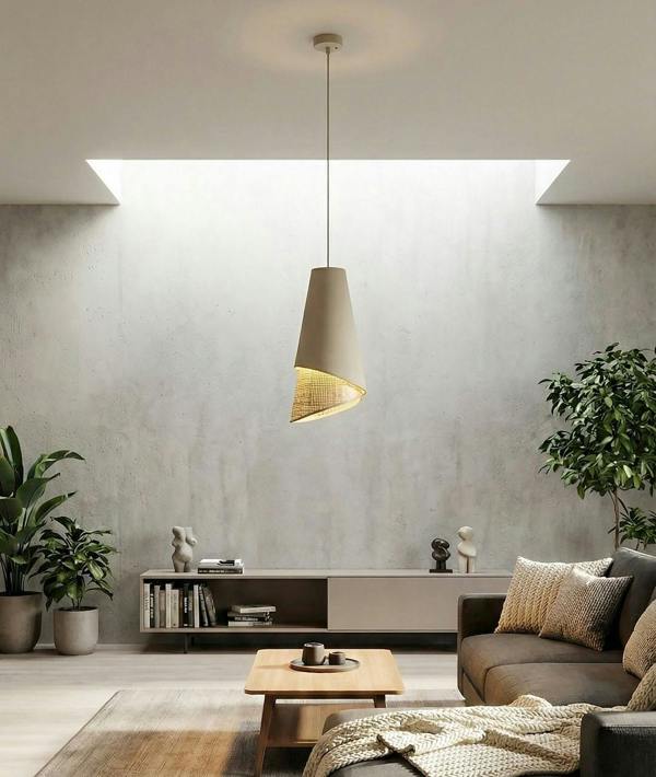Emibig MODA Pendant Lamp 1 x E27 Beige / Rattan