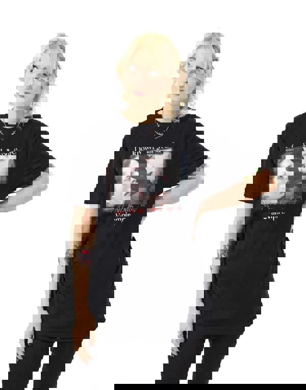 Twilight Womens Black Vampire Short Sleeved T-Shirt