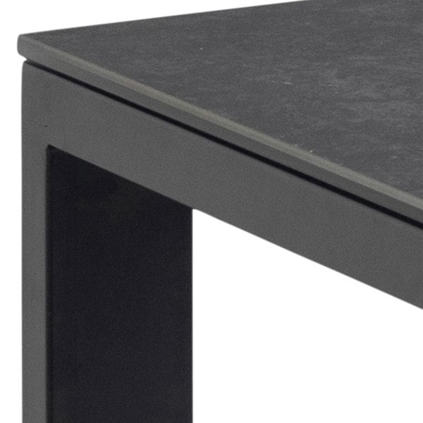 Furniture To Go Brentford Matt Black Ceramic Dining Table