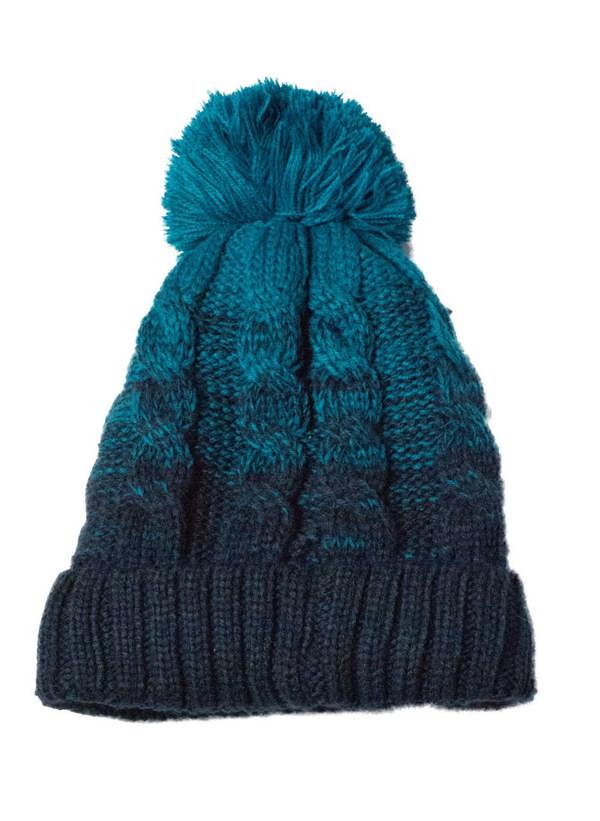 Beechfield Pom Pom Beanie with Teddy Fleece Lining
