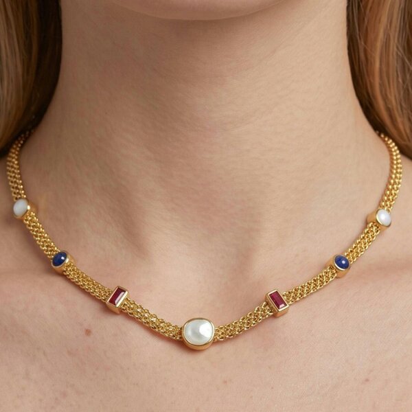 Uchi & Soto Enso Mixed Semi Precious Necklace