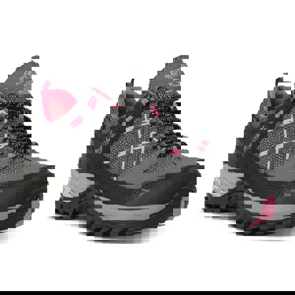 Regatta Womens/Ladies Samaris III Low Walking Shoes - Dark Steel/Pink Potion