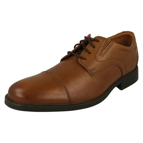 Clarks Mens Clarks Formal Lace Up Shoes Whiddon Cap