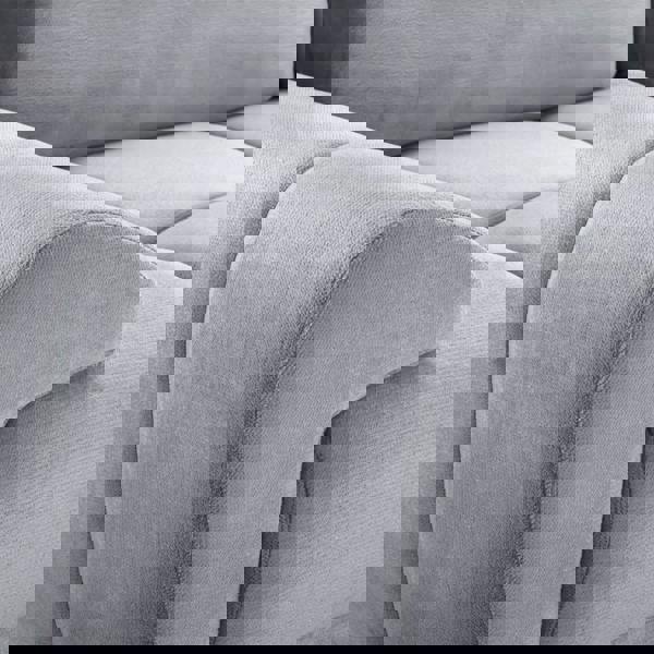 Furnishings For Less Zura Plush Velvet Large U Shaped 4 - 5 Seater Sofa  | Cream, Grey or Mocha